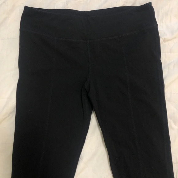 3/$25 ❥ Prana Yoga Capri  Pants Leggings Stretch Black Large - Picture 2 of 9